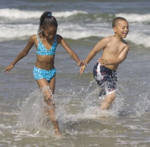 beach kids