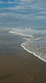 Outer Banks I Love The Beach Wallpaper for iPhone