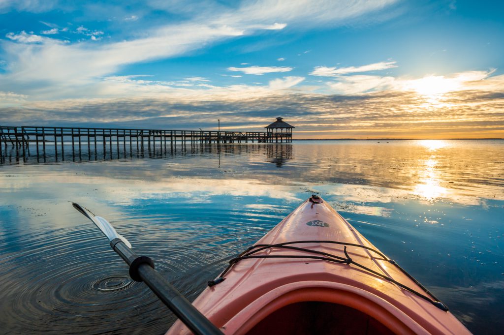 Currituck Sound - Outer Banks Kayak Sunset