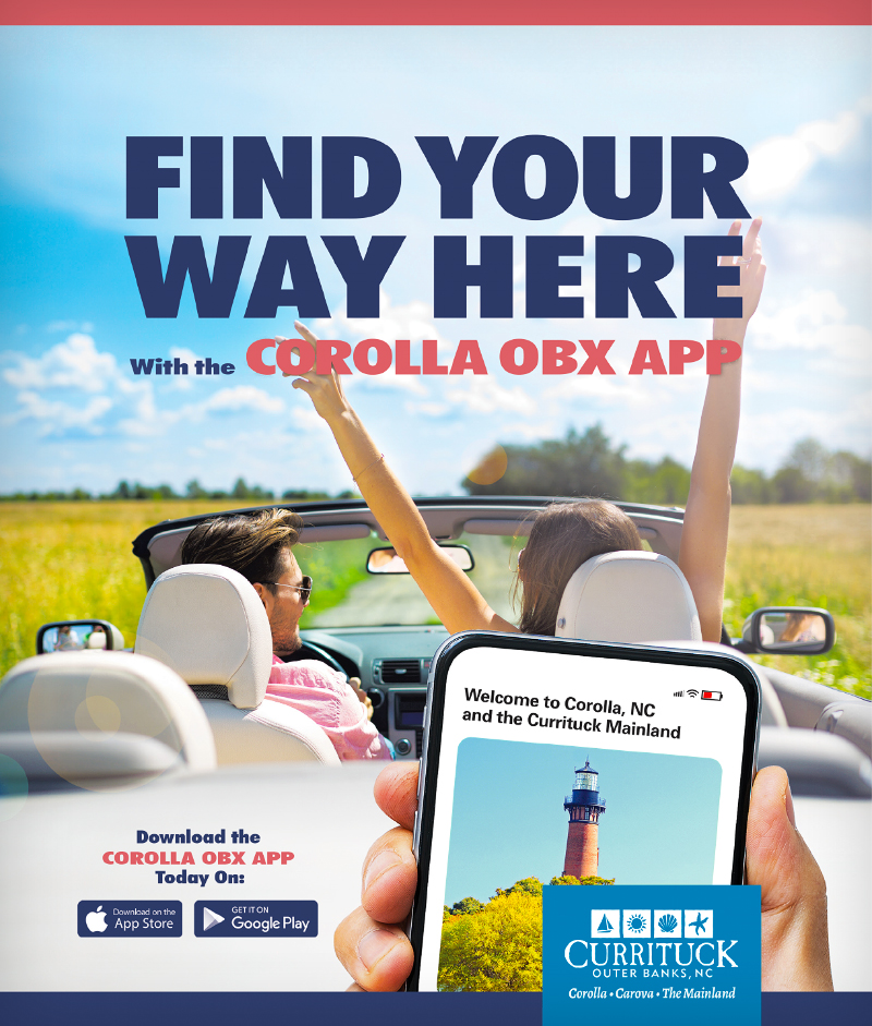 Corolla OBX App - Currituck County Department of Travel & Tourism