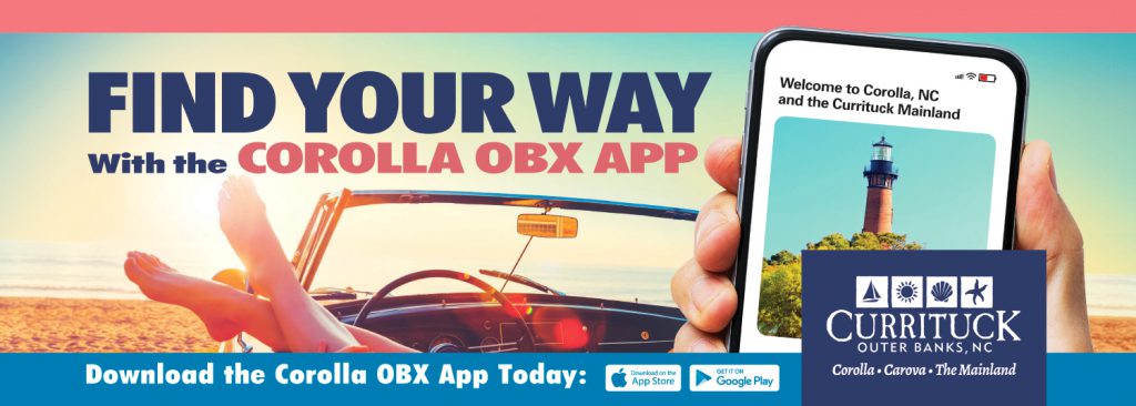 Corolla OBX App - Currituck County Department of Travel & Tourism